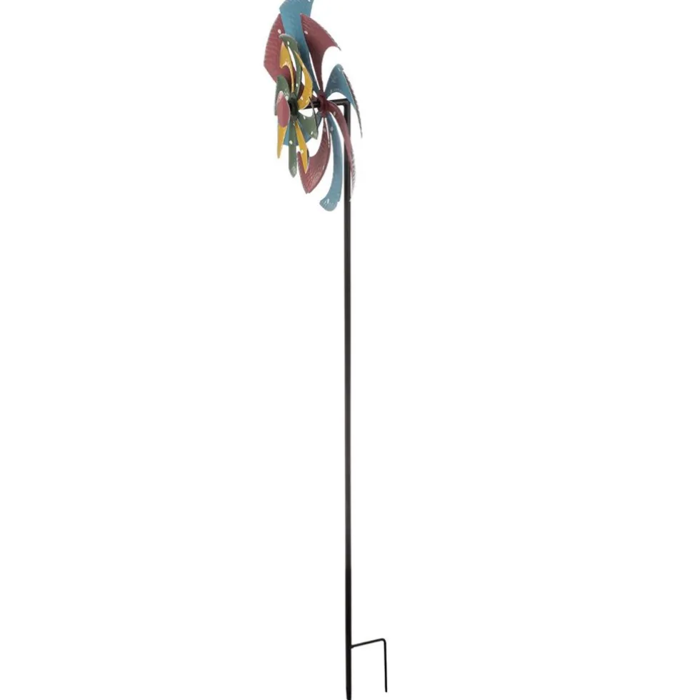 Windrad Garten Gartenstecker Metall COCO H 115 cm