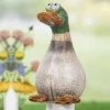 Zaunhocker Keramik Ente RICHY H 18 cm
