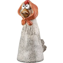 Zaunhocker Keramik Huhn Gerda und Otilie Höhe 21 cm
