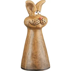 Zaunhocker Keramik Pfostenhocker Hase HOPPEL H 19 cm