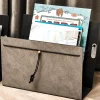 Zeitungsständer Magazin Halter LIND DNA Leder Hippo anthracite-grey B 38 cm