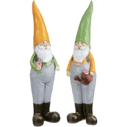 Zwerg Deko Figur Otto und Oskar 2er Set